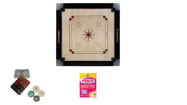 35 Inch Carrom Board With Coins Water Proof Dull Tournament | JD sports