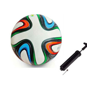 JD Sports World Cup Football With Air Pump Material Rubber Size 5 No. Pack Of 1