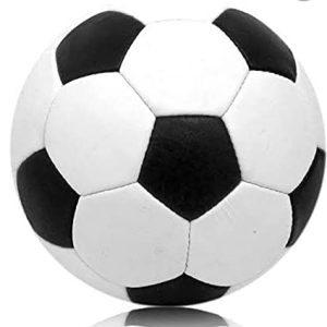 JD Sports Black & White Football Size-5no. Football With Air Pump