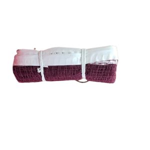 JD Sports Nylon Badminton Net Maroon and White Size Net Hight 2 Fit Depth 20 Fit…